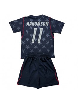 Detské Futbalové oblečenie Spojené štáty Brenden Aaronson #11 MS 2026 Krátky Rukáv - Preč (+ trenírky)